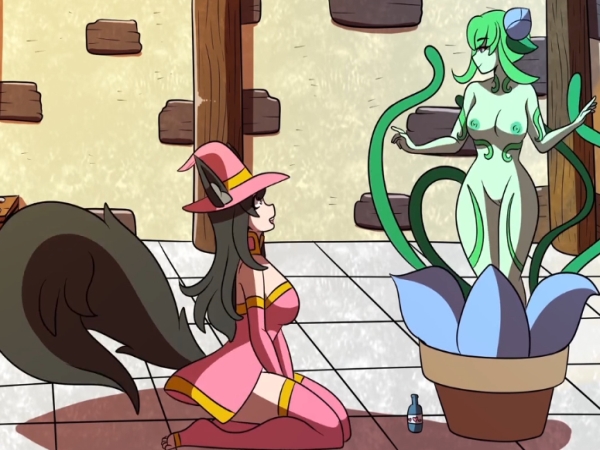 Wtches Plant Turns Into Fuck Tentacles